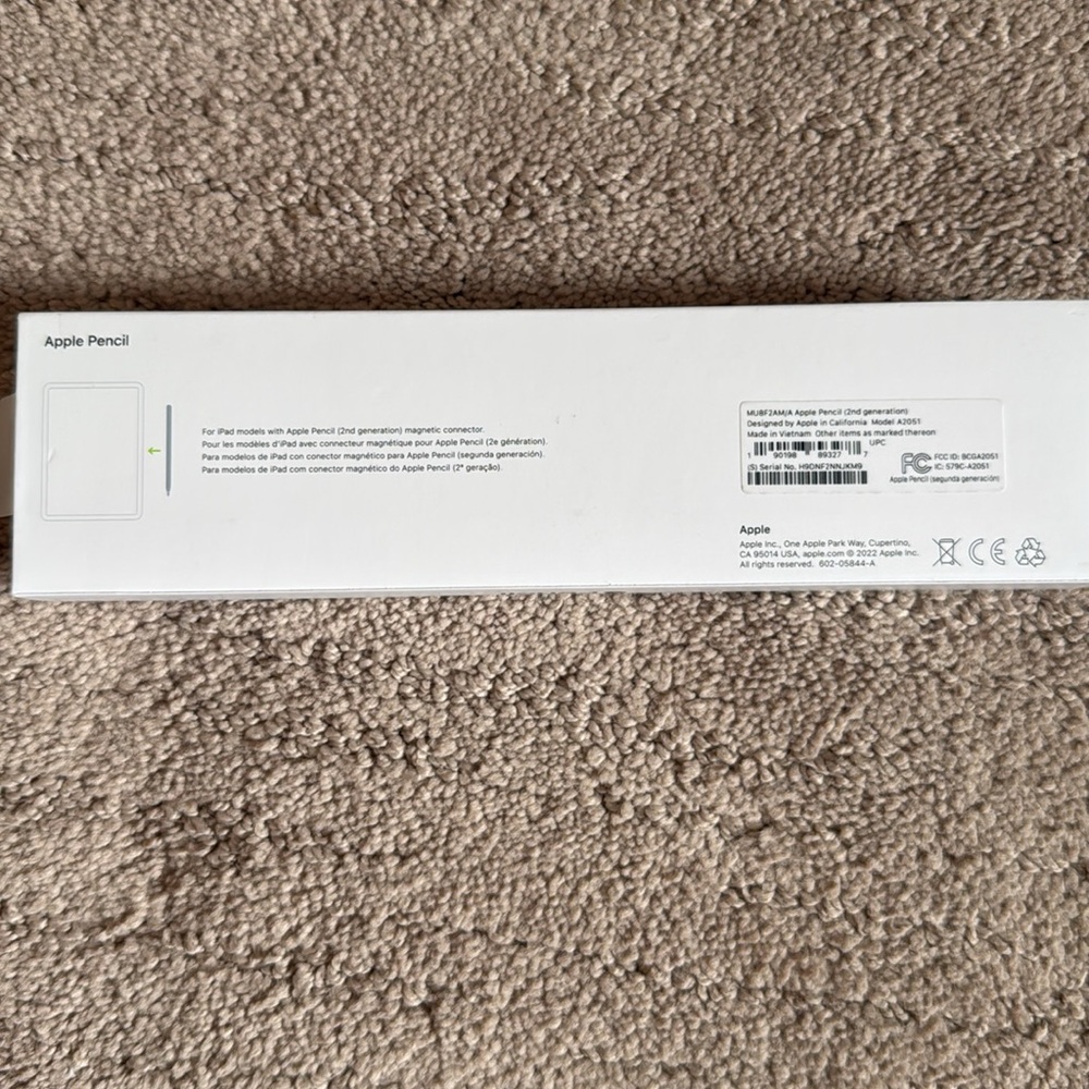 Apple Pencil BRANDNEW-NEVER USED
2nd Generation - Picture 3 of 3